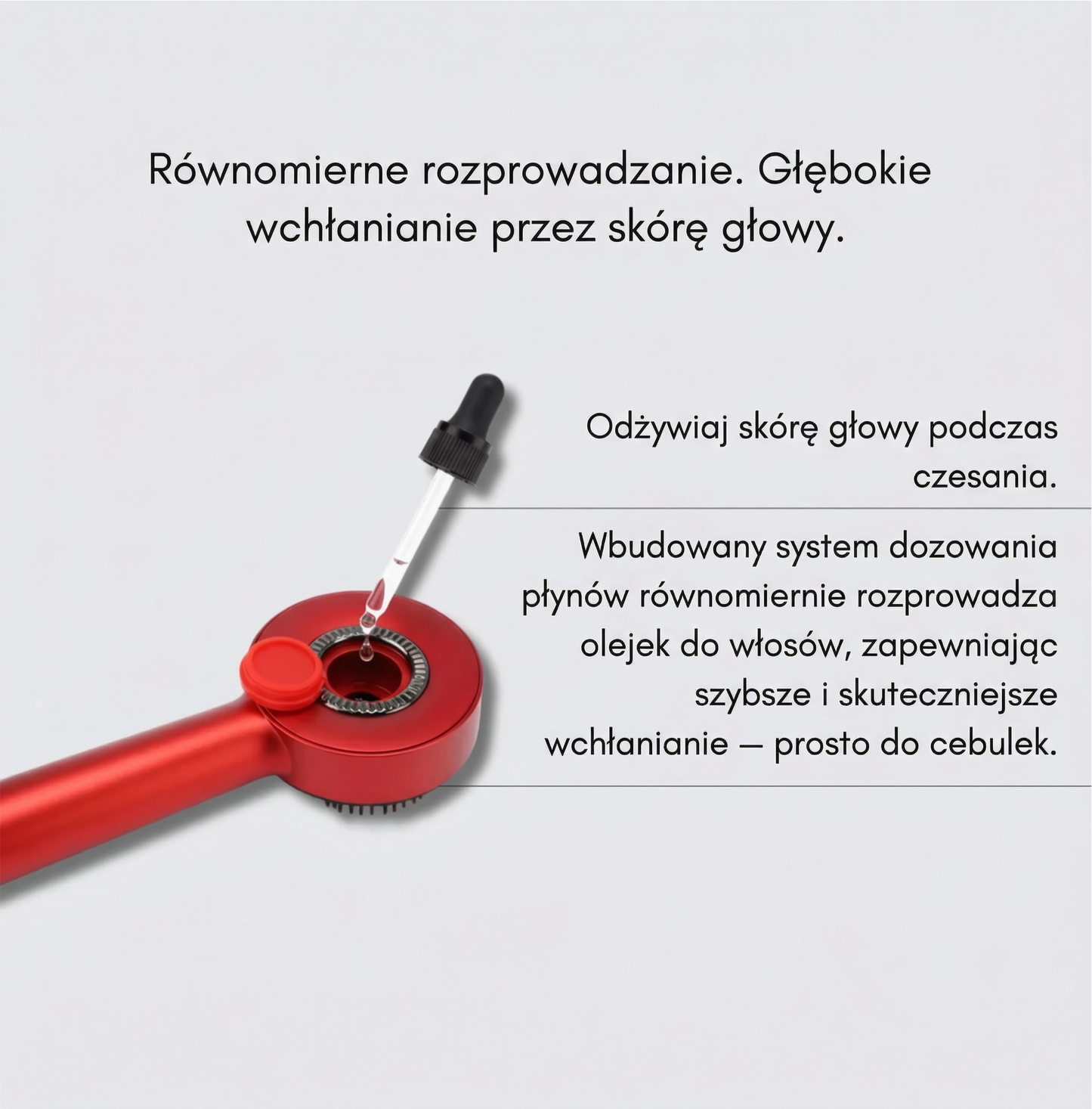HairPro Clinic Brush™ – Szczotka do masażu skóry głowy, wspomaga wzrost włosów.