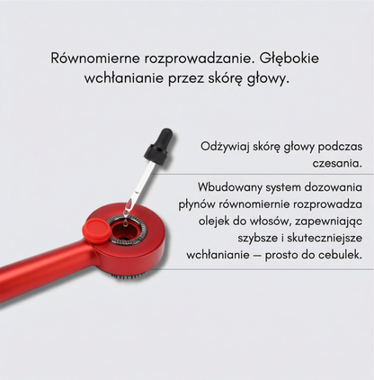 HairPro Clinic Brush™ – Szczotka do masażu skóry głowy, wspomaga wzrost włosów.