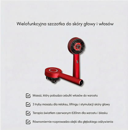 HairPro Clinic Brush™ – Szczotka do masażu skóry głowy, wspomaga wzrost włosów.